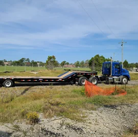 Equipment on a flatbed in photography published by REMI Companies